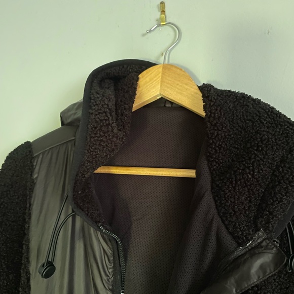 Black Teddy Fleece Jacket - Picture 3 of 5